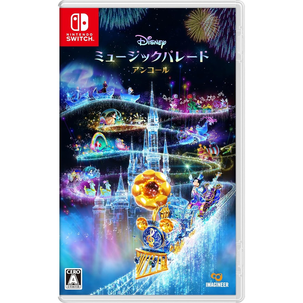 แผ่นเกม Nintendo Switch Disney Music Parade : Encore 🎮 | แท้มือ1 🆕 | Zone2 ญี่ปุ่น 🇯🇵 (เปลี่ยนภาษาไม