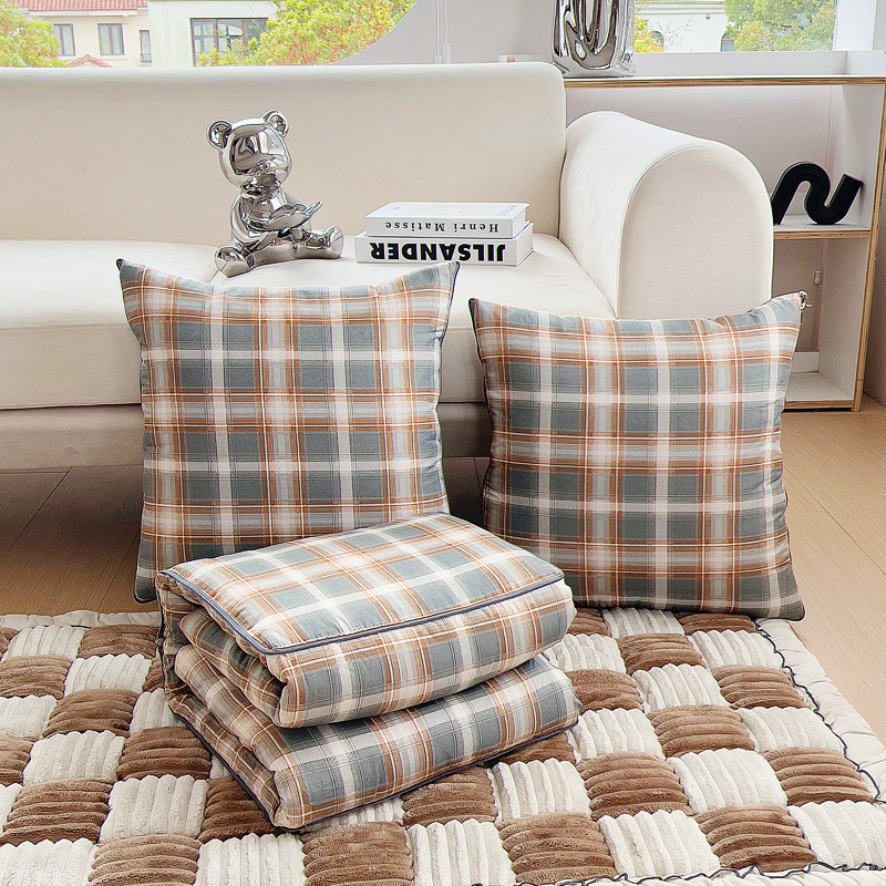 [พร้อมส่ง] 2in1 ปลอกหมอนพับ 50*50 ซม. ผ้าห่ม 150*190 ซม. หมอนอิง TILAM LIPAT Bantal TILAM ห้องนอน ที่นอน