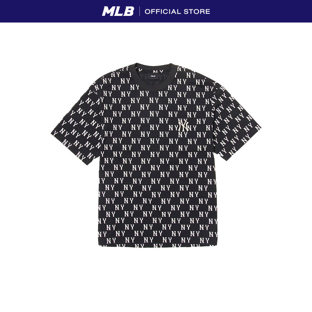 MLB เสื้อยืด ยูนิเซ็กส์ Monogram รุ่น 3ATSM0244 50BKS สีดำ