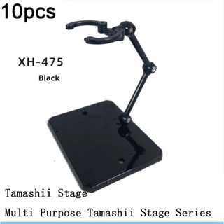 10pcs Tamashii Stage Assembly Action Figure ผู้ถือฐาน SHF สําหรับ Spirit Stand หุ่นยนต์ Spirits Saint Seiya Gundam DIY ตุ๊กตารุ่นขาตั้งปรับความสูงจอแสดงผล