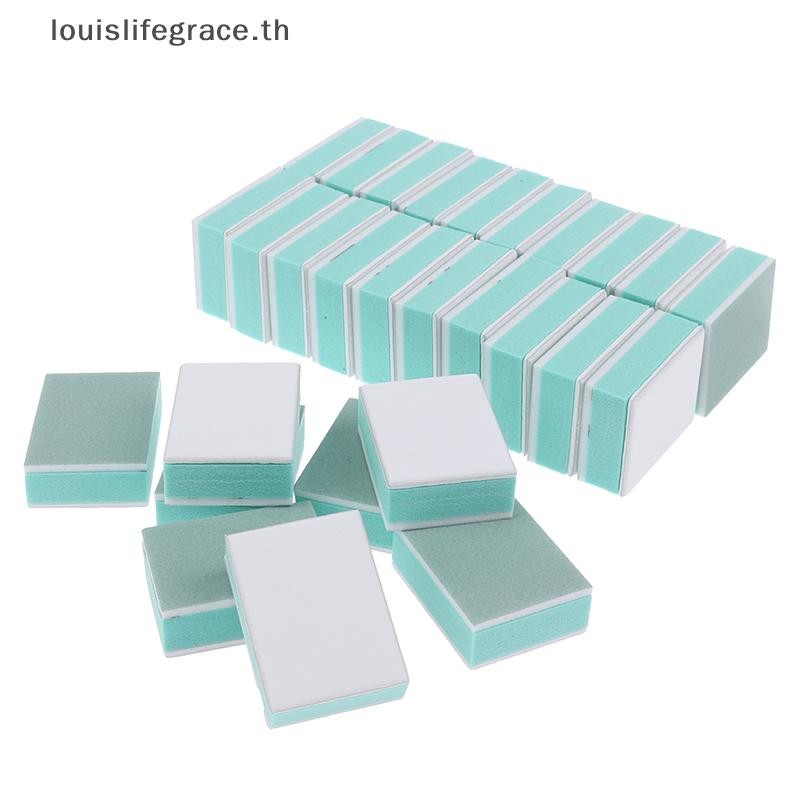 Lgth 10-50 ชิ้นบัฟเฟอร์เล็บบล็อกกรวดเล็บขัดเจล UV Shining บัฟเฟอร์ไฟล์ HOT