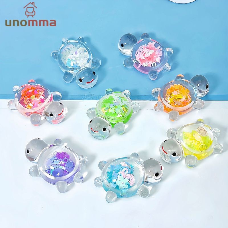 🎈เต่าเรืองแสงสวนปลา Miniatures เครื่องประดับ Mini Luminous Glitter เต่าตกแต่งบ้านภูมิทัศน์หัตถกรรม unomma