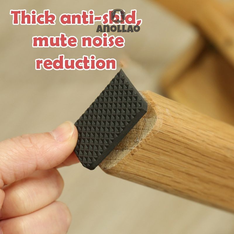 แผ่นรองโต๊ะและเก้าอี้ ยางติดรองขาโต๊ะ เก้าอี้ ป้องกันรอย เคลื่อนย้ายง่าย ไร้เสียงรบกวน ✨Anollao - รูปที่ 4