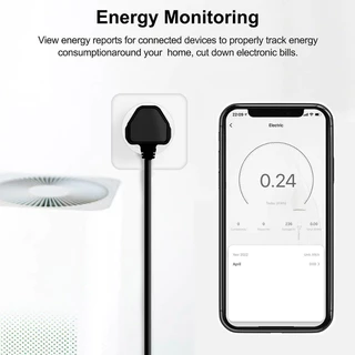 WiFi สมาร์ทปลั๊กสมาร์ท Tuya ซ็อกเก็ต 10A 16A 20A พร้อม Power Monitor จับเวลา Smart Life Voice Control