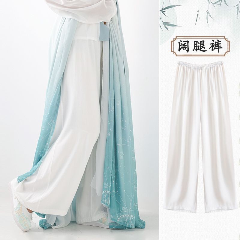 马面裙内衬裤古代裤子汉服长裤内搭打底裤裙古典白衬裤舞蹈阔腿裤Ma Mian skirt, inner underwear, ancient pants, Hanfu pants, inner pants20241222