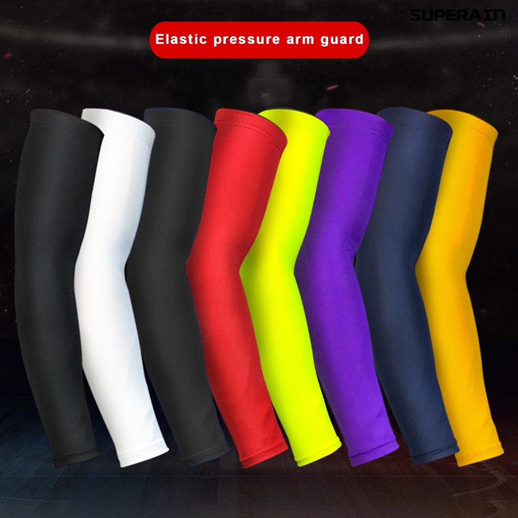 SRBasketball Arm Guard Muscle Compression Arm Sleeve UV Sun Protection Arm Cover Men Women Cooling C