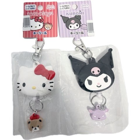 พวงกุญแจรีลลาย Hello Kitty เฮลโล คิตตี้ และ Kuromi คุโรมิ
