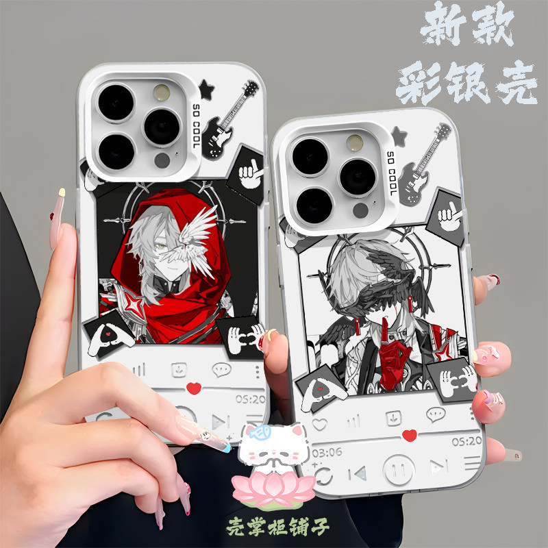 Honkai Star Rail Mobile Phone case Sunday Transparent Color silver case Sunday TPU All Inclusive Len