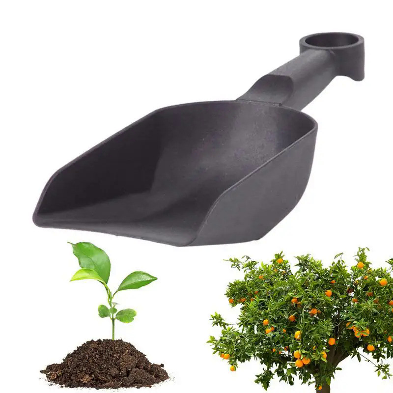 Soil Scoop Thickened Ergonomic Food Scooper Multifunctional Garden Hand Shovel Lightweight Soil Scoo