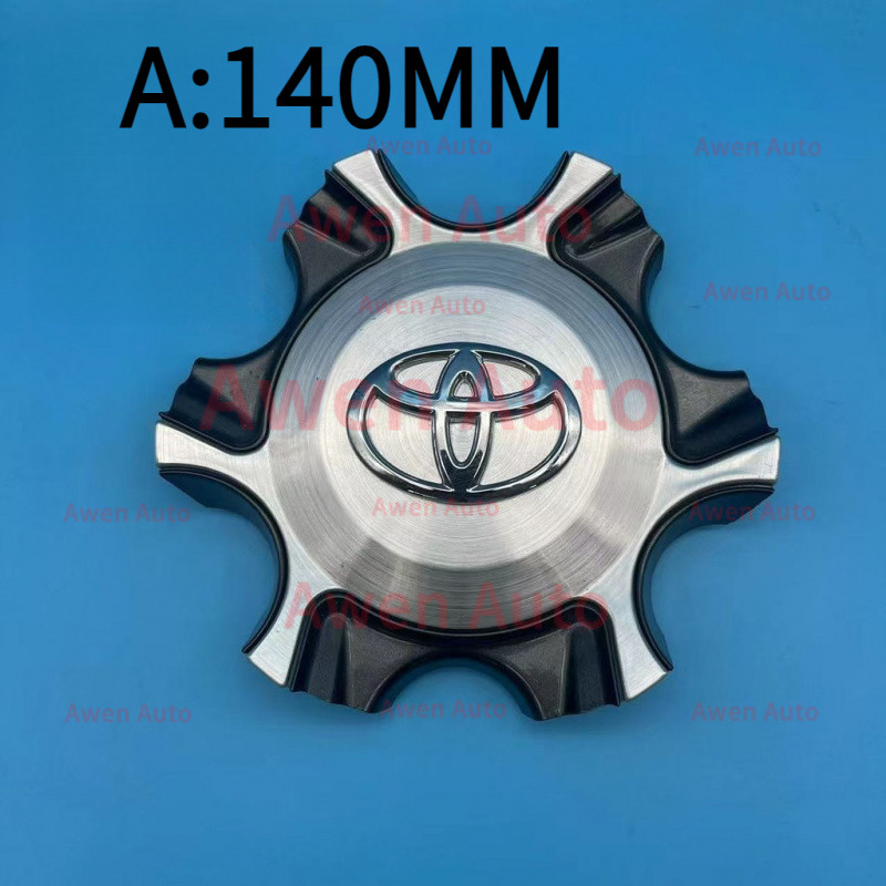 1/4 ชิ้นศูนย์ล้อ Hubcap สําหรับ Fortuner SW4 Hilux 2015-2022