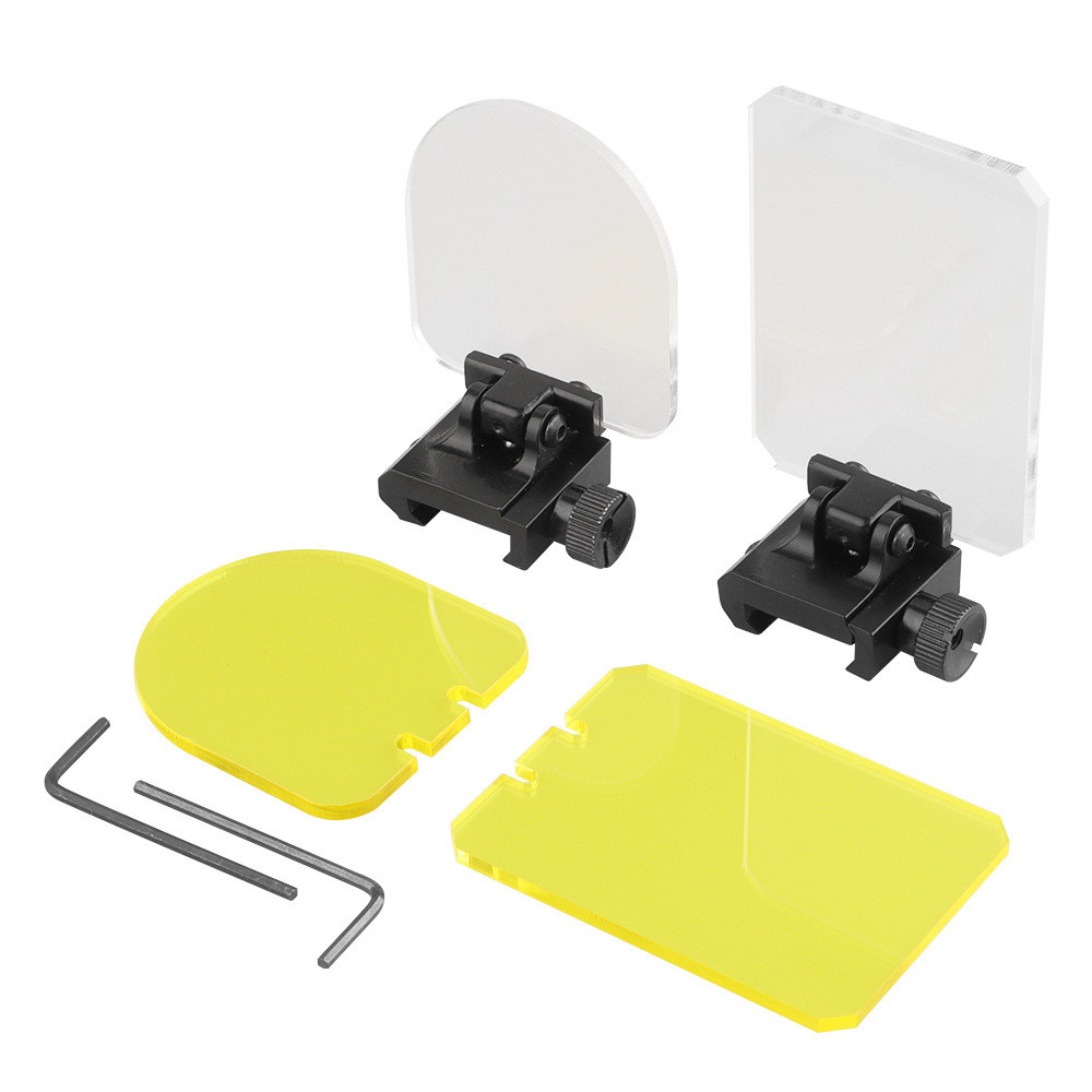 เลนส์ป้องกันและแผ่นกั้นคู่ 20 มม. เลนส์ป้องกันซีรีส์ 55 และแผ่นกระจก