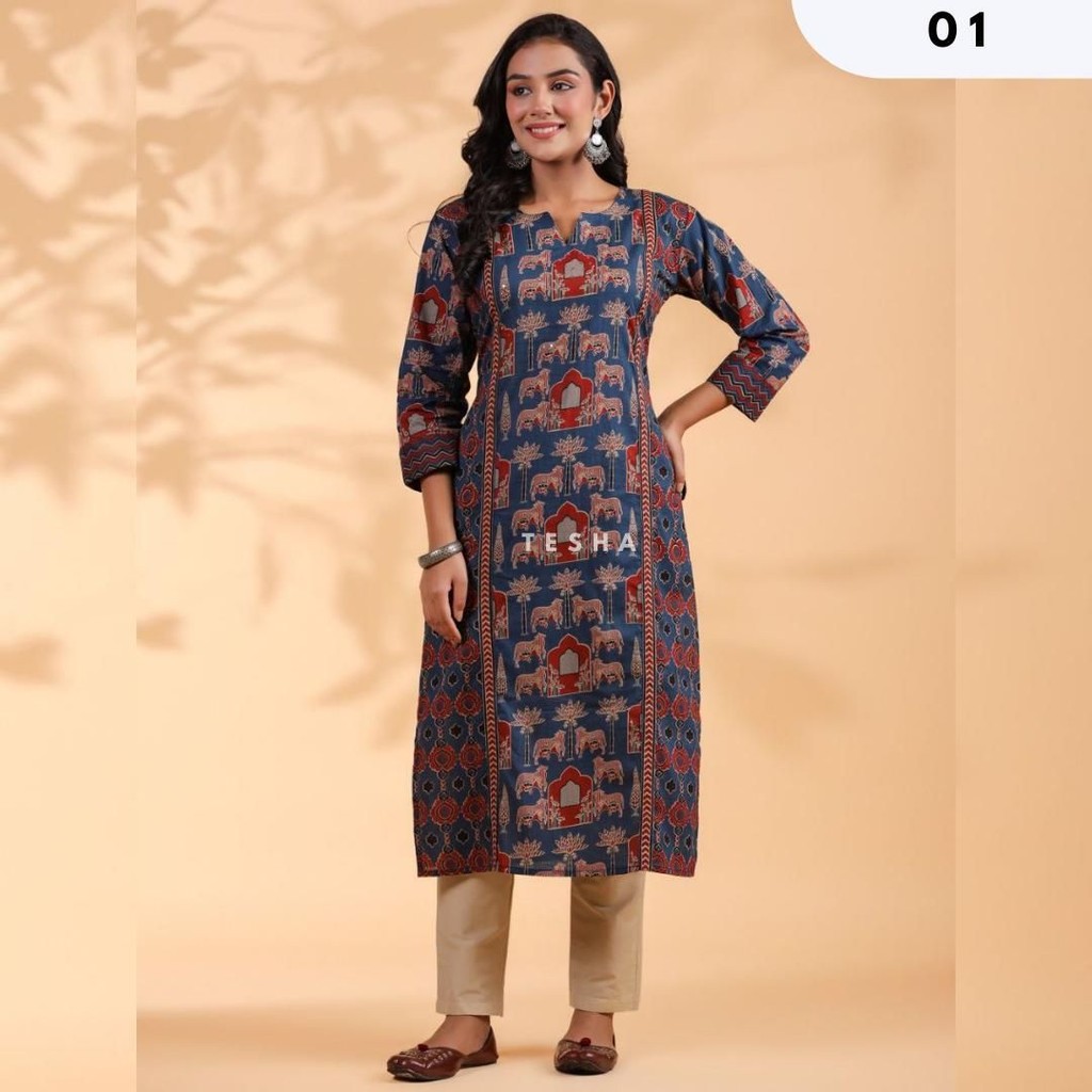 อินเทรนด์ Jaipur Cotton Kurti