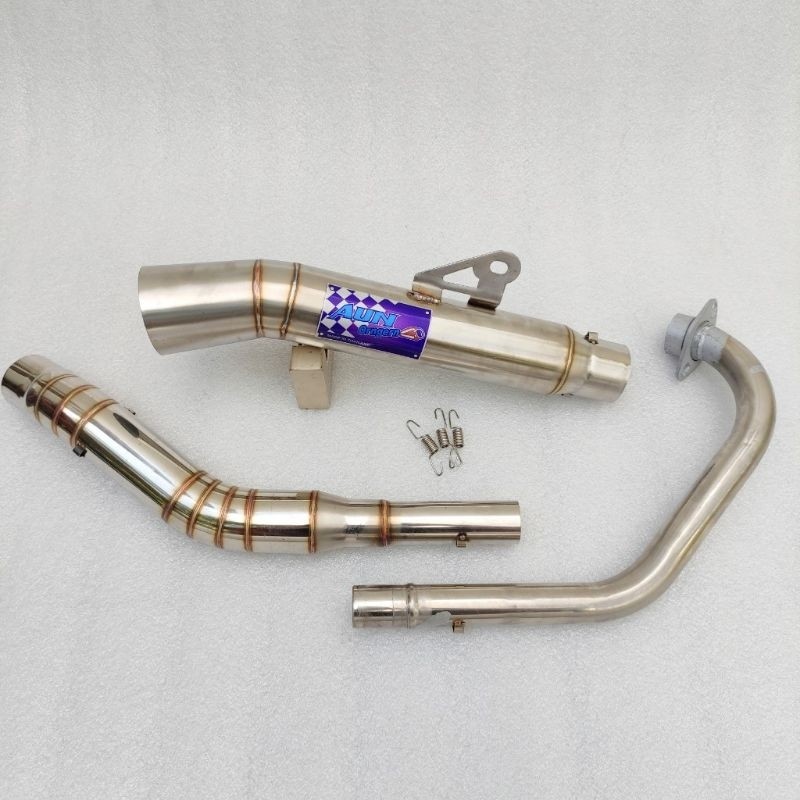 SUPER OPEN PIPE 51MM CANISTER TUBE TYPE 1SET สําหรับ Tmx 125 Tmx 155 Rusi tc100 Rusi tc125 Rusi tc15