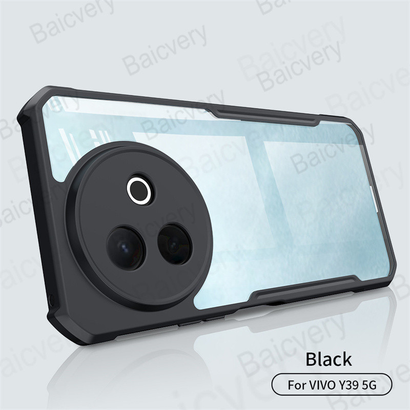 ปลอกสําหรับ VIVO Y39 5G V2436 Y300i V2444A Clear Anti-Drop อะคริลิคป้องกันกลับกันกระแทก