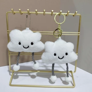 newyorkgallery(N2374) พวงกุญแจ จี้ตุ๊กตาน้องก้อนเมฆ สําหรับห้อยกระเป๋า