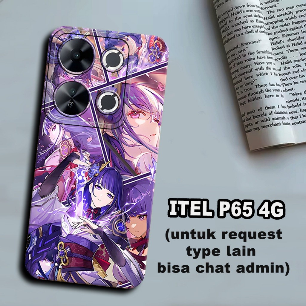 CC15/ ยืดหยุ่นยาง softcase สําหรับ ITEL P65 4G/genshin impact charact character Motif/ITEL P65 4G ca