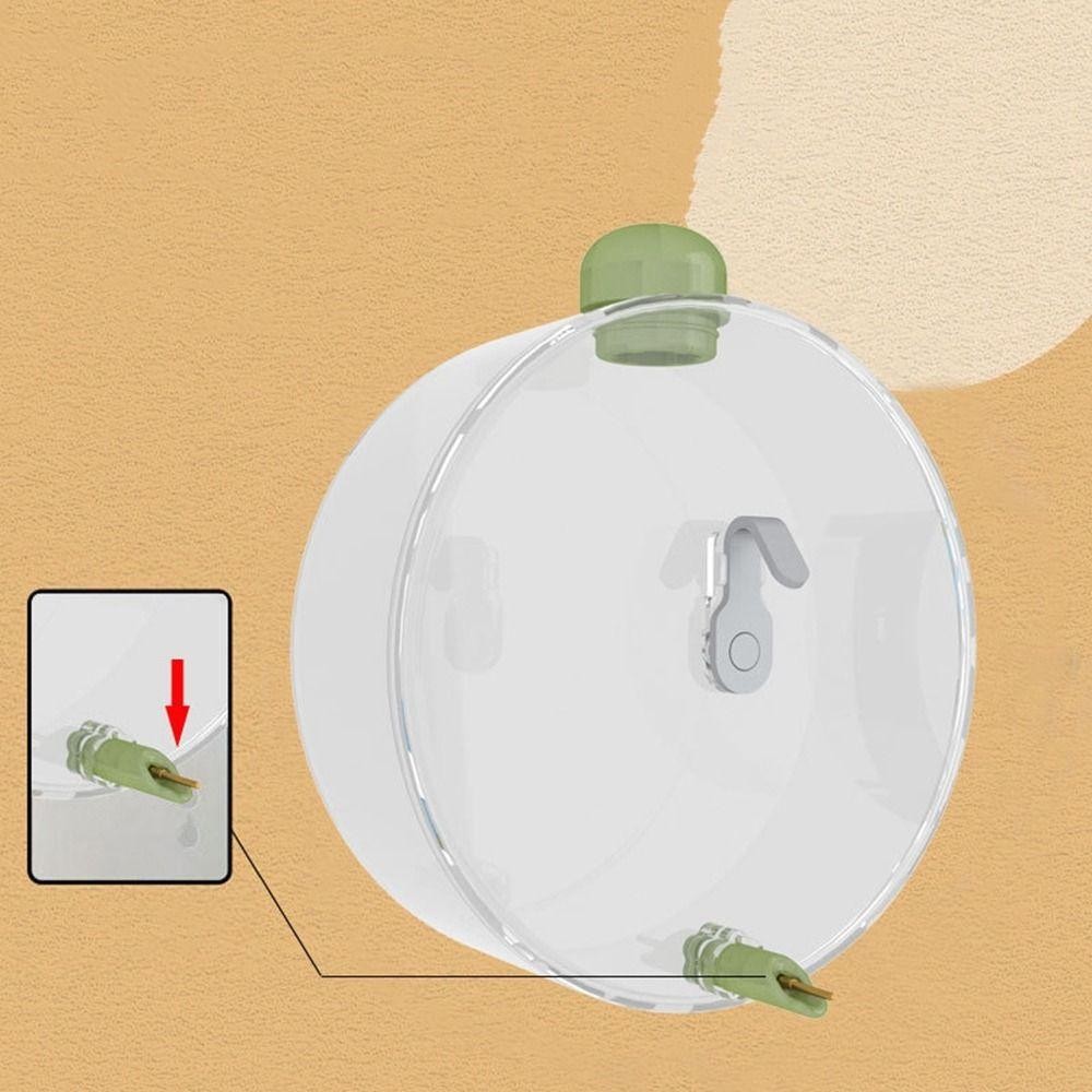 เครื่องป้อนน้ํานก SOLARNOVA, ตู้กดน้ํานกใสขนาด 350 มล., ขวดน้ํานกสัตว์เลี้ยงป้องกันการรั่วความจุขนาดใหญ่แบบแขวนใช้งานได้จริง Finch - รูปที่ 2