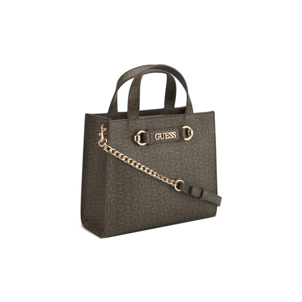 GUESS กระเป๋า รุ่น SG940581  FIDDLEWOOD MINI TOTE BROWN สีน้ำตาล