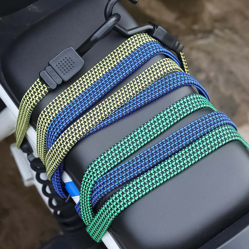 [AM3C] สายรัดเหล็ก-ยาง 40-150ซม | สายรัดสินค้ายืดหยุ่นหลายขนาดสําหรับขนส่ง/ตั้งแคมป์,รถบรรทุกสําหรับงานหนัก/รถพ่วง/สายรัดระบายความร้อนรถจักรยานยนต์ - รูปที่ 2