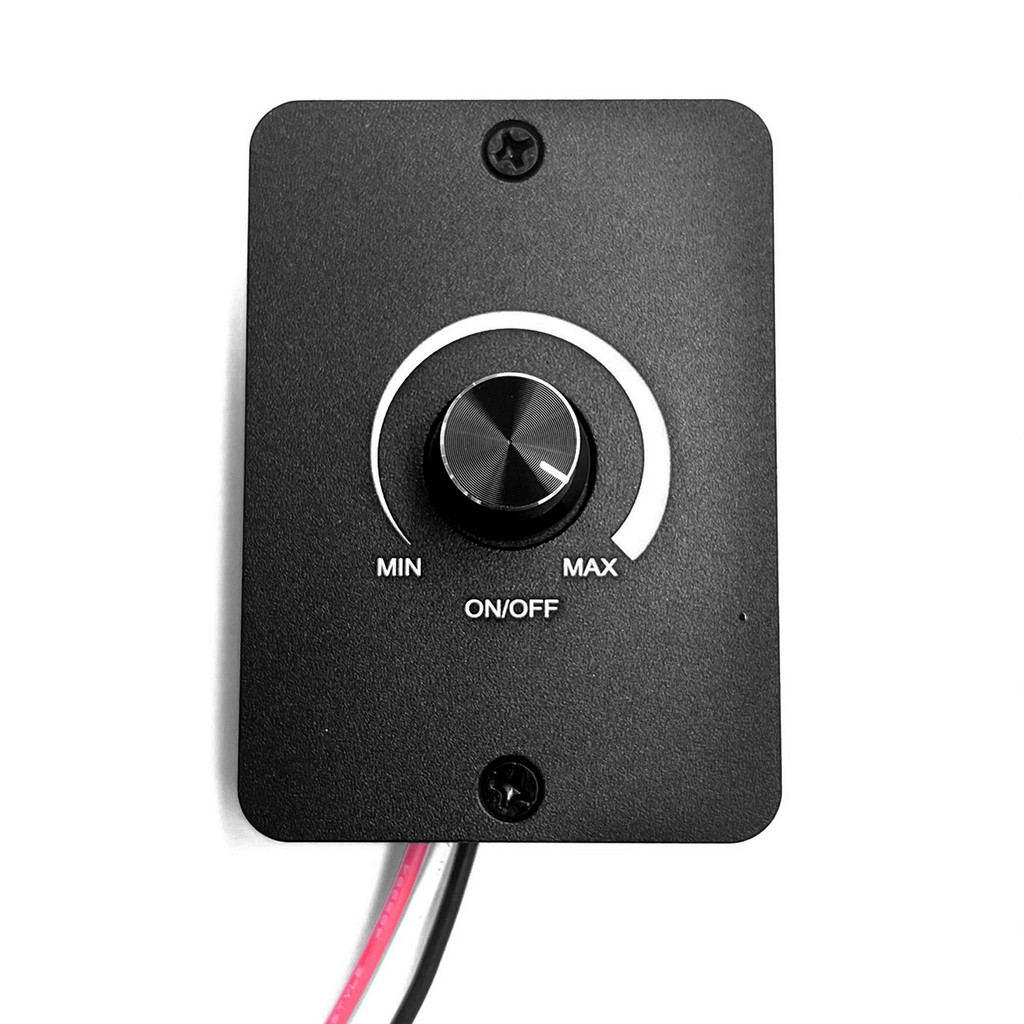 RV สวิตช์หรี่ไฟ 12V 5A 60W Dimming Knob PWM Dimming Switch สําหรับโคมไฟไฟ LED, หลอดฮาโลเจน, หลอดไส้,