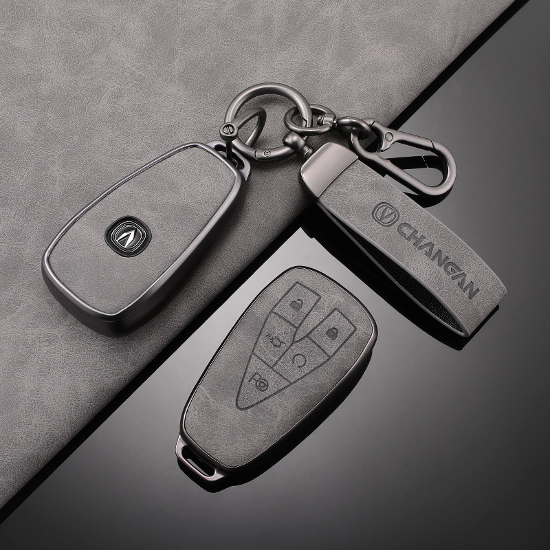 กระเป๋าใส่กุญแจที่เข้ากันได้กับ CCAG CS75 Plus ปกป้องเต็มรูปแบบ ทำจากหนัง TPU เนื้อ DEEPAL HUNTER K5