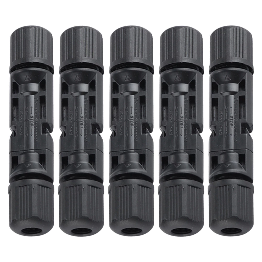 MC4 Connector หัว mc4โซล่าเซลล์ 5/10 คู่ สายไฟโซล่าเซล หัวต่อแผงโซล่าเซลล์ 30A Male Female M/F Wire