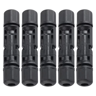 MC4 Connector หัว mc4โซล่าเซลล์ 5/10 คู่ สายไฟโซล่าเซล หัวต่อแผงโซล่าเซลล์ 30A Male Female M/F Wire