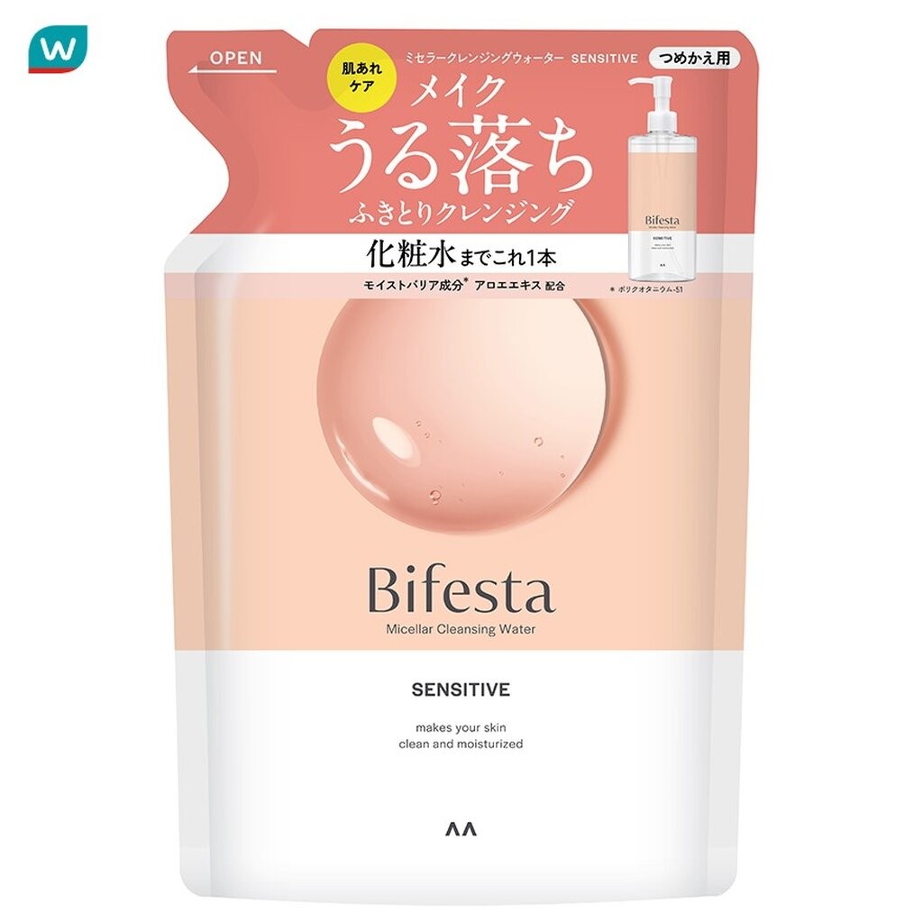 Bifesta บีเฟสต้า ไมเซลล่า คลีนซิ่ง วอเทอร์ เซนซิทีฟ (ชนิดเติม) 360 มล.