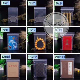 ถุงซิปใส PE 1แพ็ค100ใบ 📸 ขนาดเล็ก ฟู้ดเกรด ใส่ยา ใส่อาหาร หนาทนทาน 💸 ราคาถูก kp99