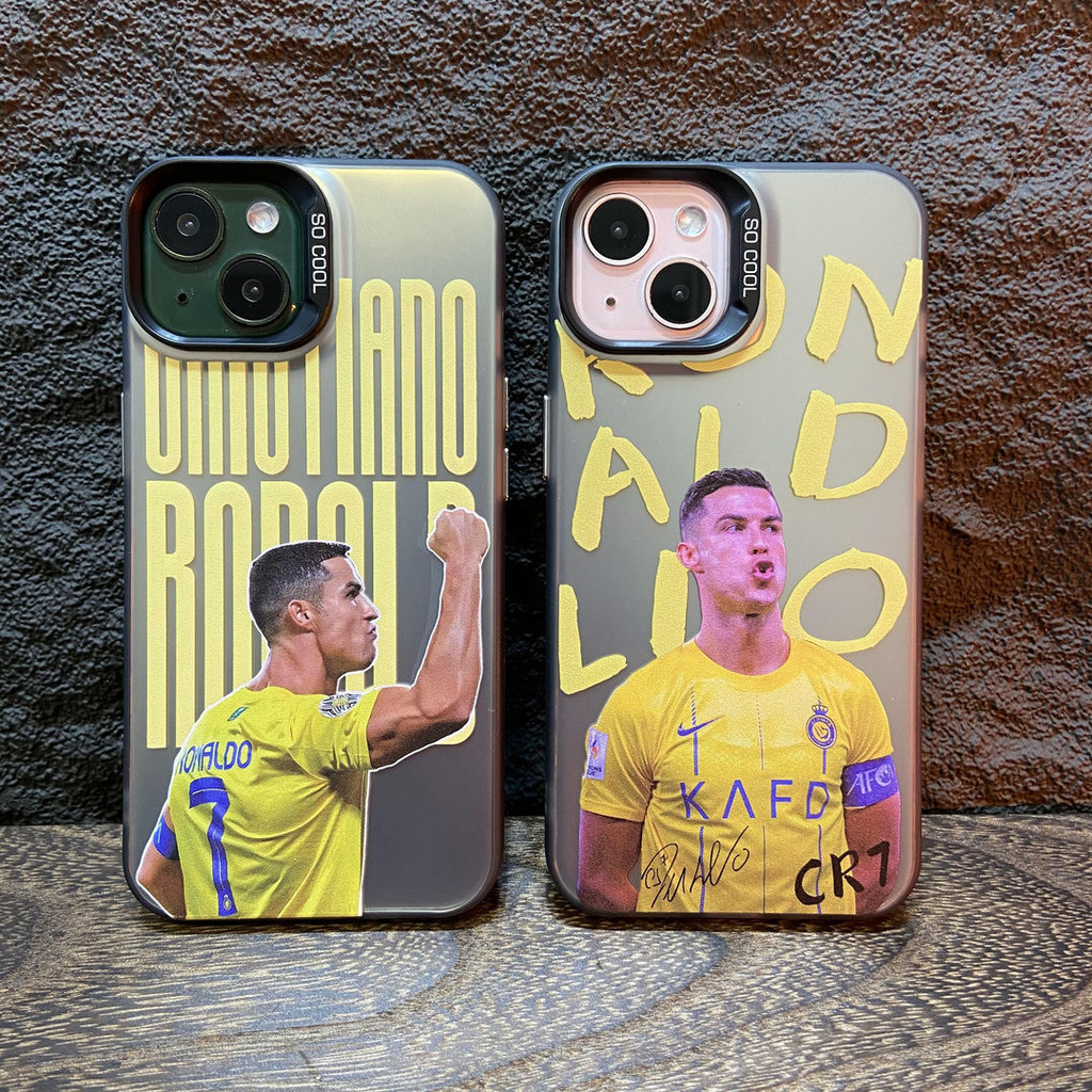 SAMSUNG เสื้อเจอร์ซีย์เบอร์ 7 โรนัลโด้ซิลิโคนสําหรับ ไอโฟน 16 15 14 13 12 11 มือโปร สูงสุด 16 15 14 