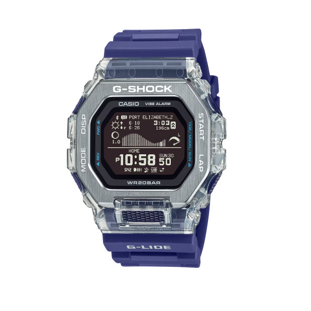 JDM MAY WATCH ★ Casio G-Shock GBX-100-2JF GBX-100-2 ตัวเรือนเรซิน/สแตนเลสสตีล สายเรซิน กระจกมิเนอรัล