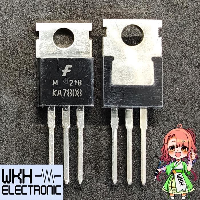 EWR27 KA7808 เครื่องปรับแรงดันไฟฟ้าเชิงเส้น 8V 1A KA 7808