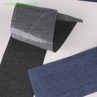 Strongaromonyu Iron On Denim เสื้อผ้าแพทช์สี่เหลี่ยมผืนผ้า Big Patch สําหรับกางเกงยีนส์แจ็คเก็ตกางเกงสติกเกอร์ DIY Applique Badge ขายส่งเสื้อผ้าซ่อม TH
