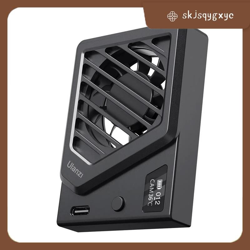ULANZI skjsqygxycUlanzi CA25 กล้องระบายความร้อนพัดลมคูลเลอร์ระบบระบายความร้อนสําหรับ SLR Ultra-Silen