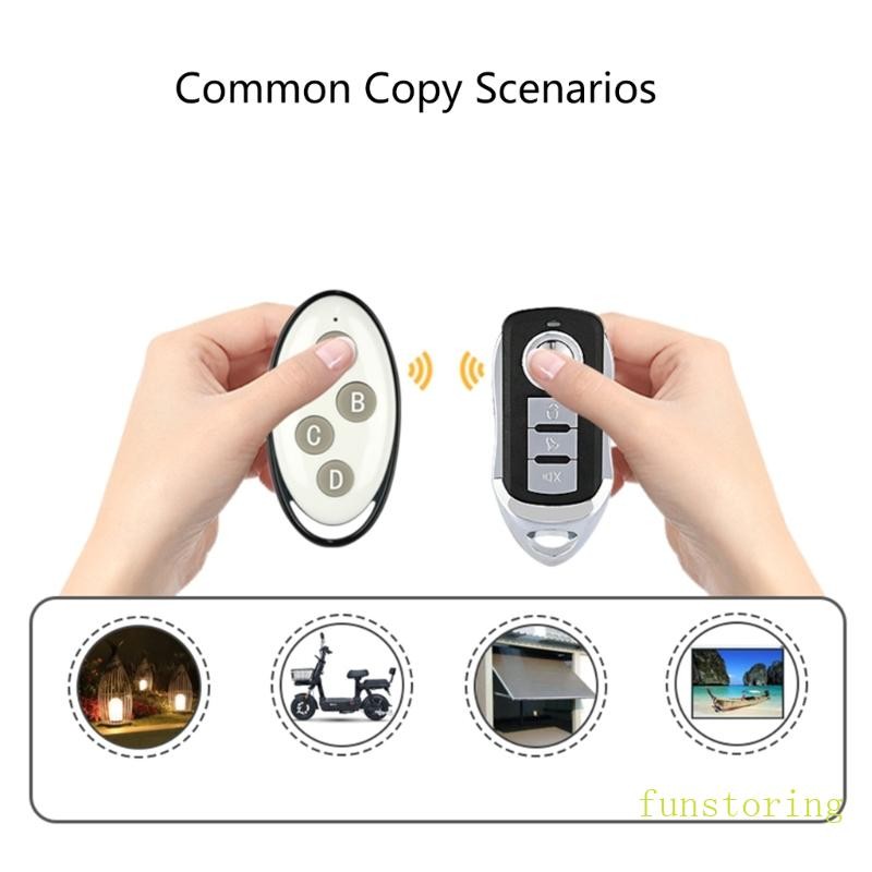 FUN Copy Universal รีโมทคอนโทรลประตูความถี่ 315MHz 433MHz สําหรับประตูอัตโนมัติ
