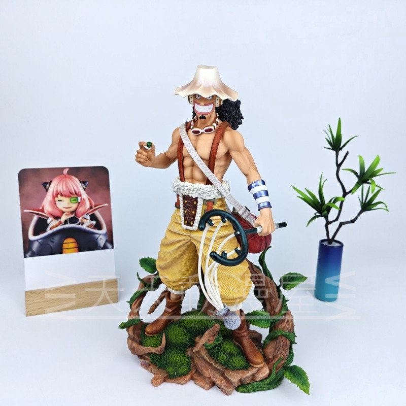 จัดส่งฟรีโมเดลวันพีซ Meteor Studio LK Factory โลกใหม่ Usopp สองปีต่อมา ฟิกเกอร์ Sniper King กล่องแสดงของขวัญ