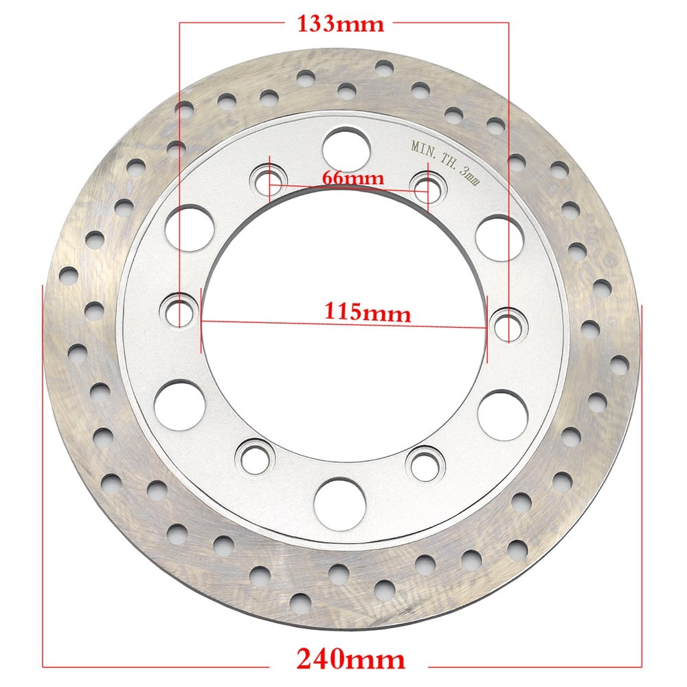 รถจักรยานยนต์ดิสก์เบรกหน้าโรเตอร์สําหรับ Honda FTR223 FTR 223 Y/2/A2 (MC34) 2000 2001 2002 2003 2004