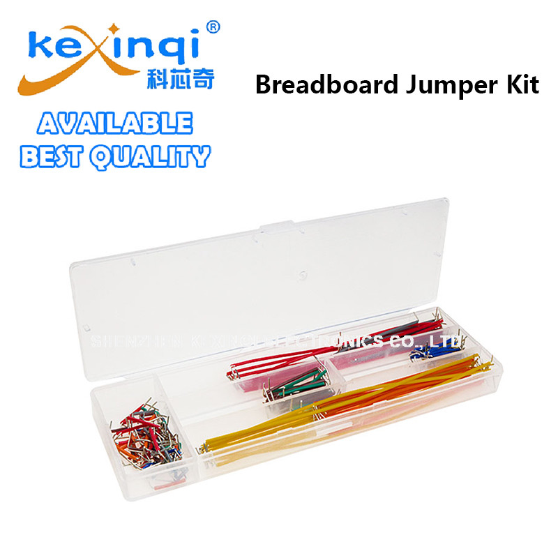 140 ชิ้น Preformed Breadboard Jumper Wire Kit 14 ความยาวสารพันสําหรับ Breadboard Prototyping Circuits
