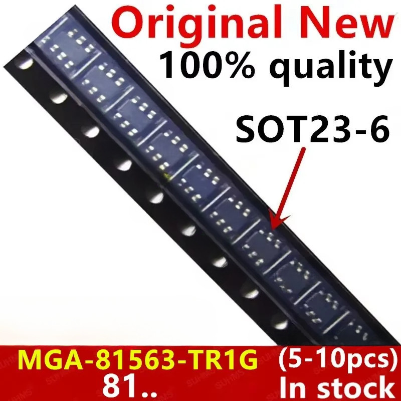 (5-10 ชิ้น) 100% ใหม่ MGA-8863-TR1G MGA-8863 MGA81563 81 sot23-6 ชิปเซ็ต