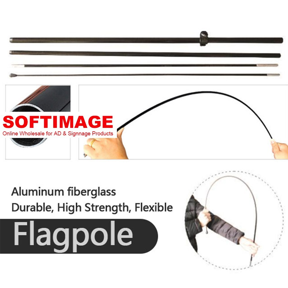 แบนเนอร์ปีกขนาด 3.6 5.6 เมตรพร้อมฐานตั้งถังน้ำ Wing Banner with Water Tank Stand Base ธงชายหาด ธงปีกนก ชุดธงชายหาด - รูปที่ 2