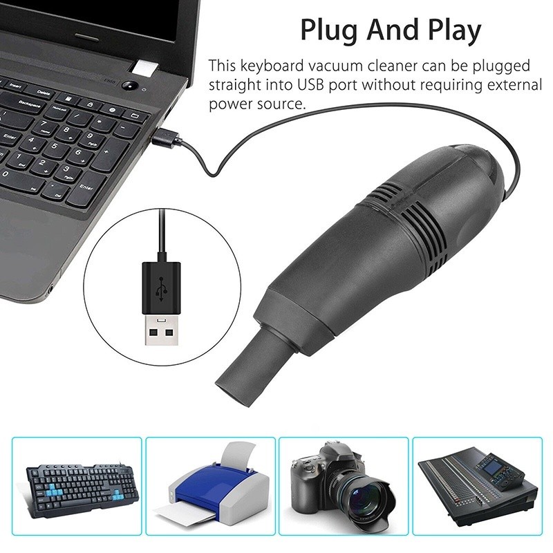 เครื่องดูดฝุ่นคีย์บอร์ด Mini USB PC แล็ปท็อปชุดกําจัดฝุ่นเครื่องดูดฝุ่นคีย์บอร์ด