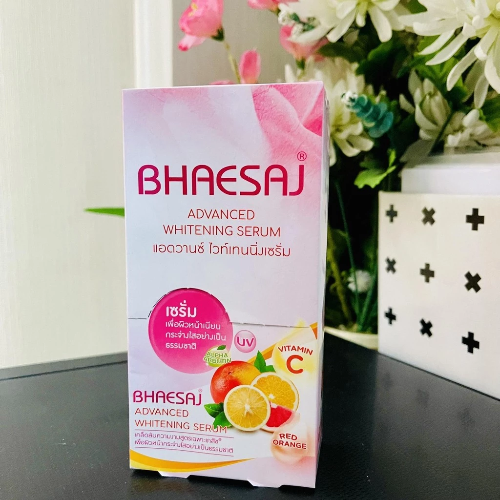 (กล่อง 6 ซอง) เภสัช ไวท์เทนนิ่งเซรั่ม ครีมทาผิวหน้าเภสัช BHAESAJ 20 มล.x6 ซอง สกินแคร์ Skincare thumbnail 3