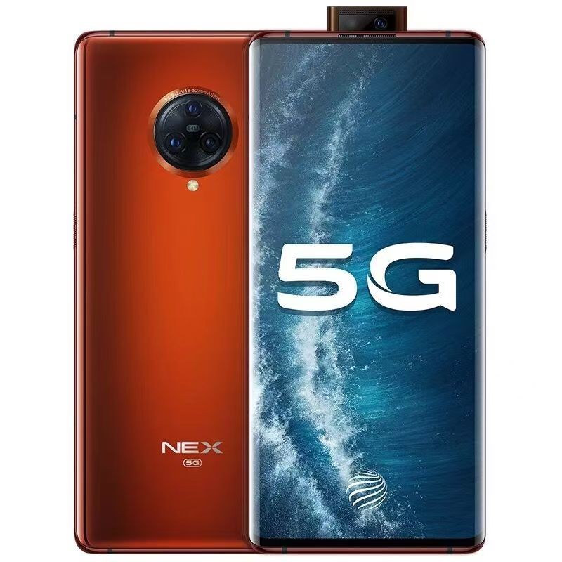 Vivo โทรศัพท์มือถือมือสอง NEX3S ยกกล้อง Snapdragon 865 โปรเซสเซอร์หน้าจอขนาดใหญ่ 256G การสํารองหน่วย