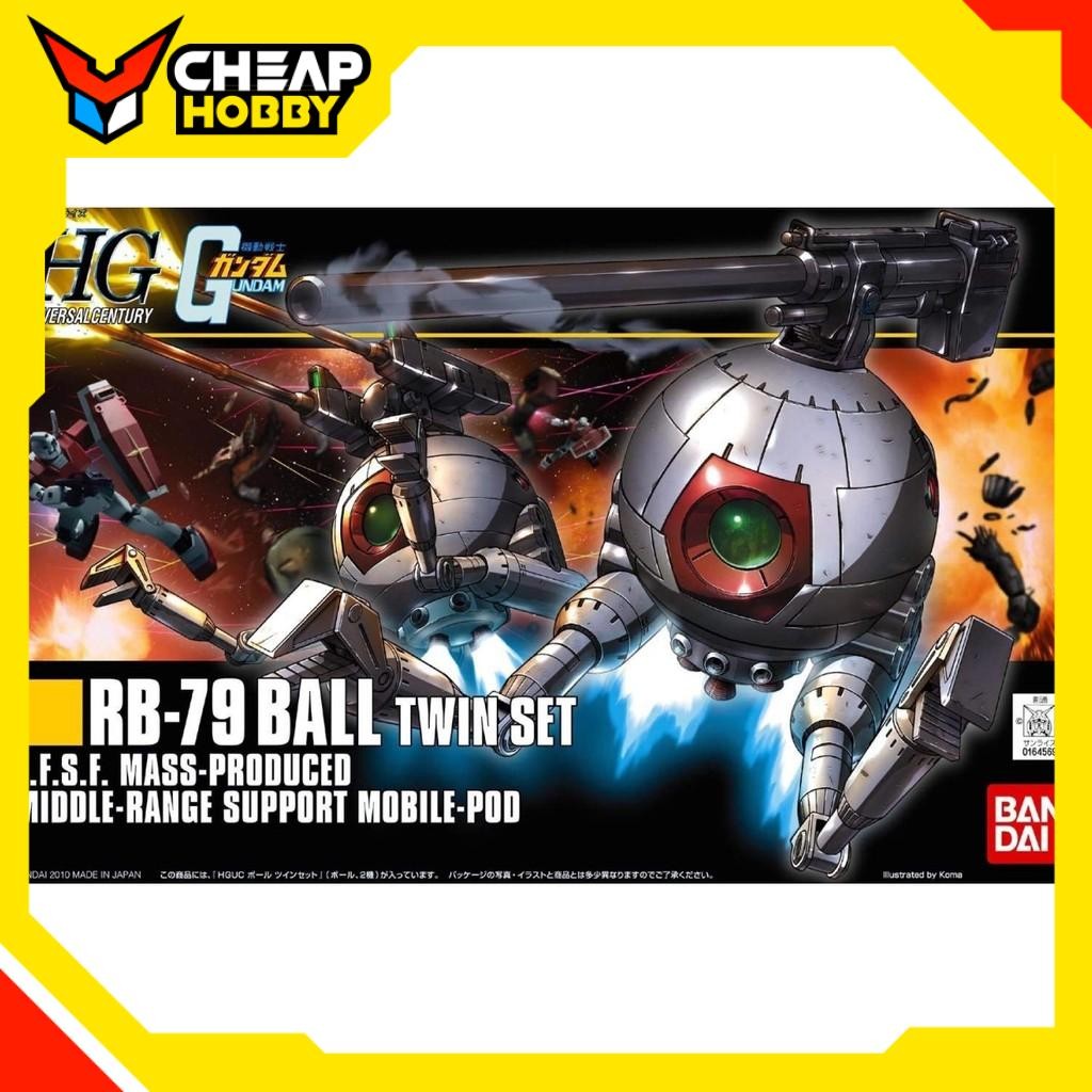 HG UC 1/144 RB-79 Ball Twin Set Assembly Model โดย Bandai Japan