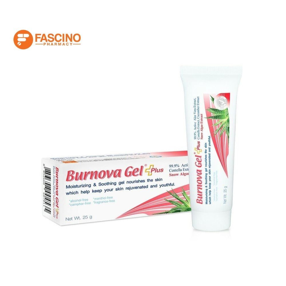 BURNOVA Gel Plus Snow Algae Extract ผลิตภัณฑ์บำรุงผิวหน้า ลดเลือนริ้วรอย (25g.)