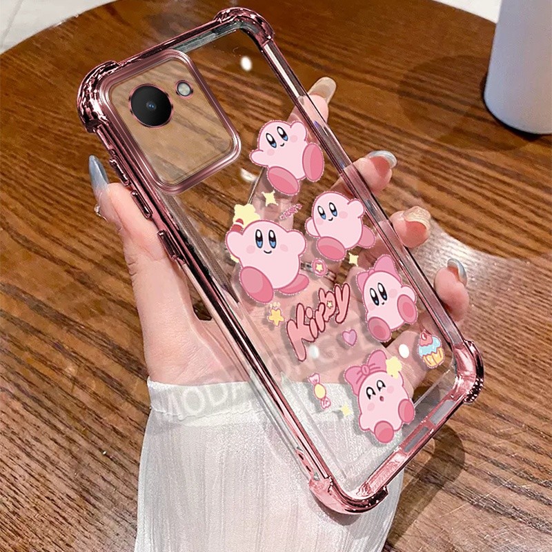 สําหรับrealme Narzo 50i Primeกรณีซิลิโคนอ่อนนุ่มElectroplating TPU SoftCaseสี่มุมAnti-Dropการ์ตูนกันกระแทกRealme Narzo50i Prime RMX3506 เคสโทรศัพท์ฝาครอบป้องกัน
