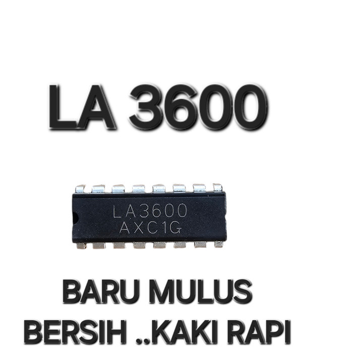 DDL99 LA 3600 LA3600 IC GALAXY TONE GIGABASS TURBOBASS BASS