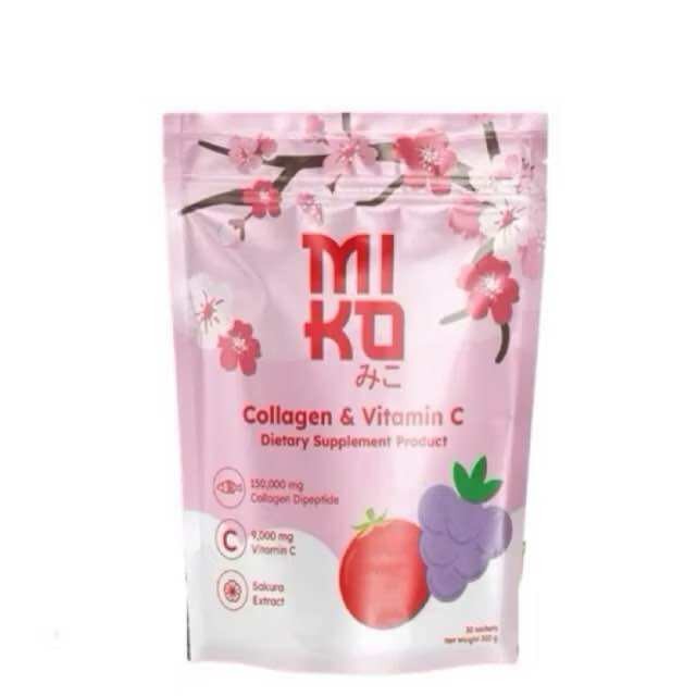 (พร้อมส่ง) มิโกะ คอลลาเจนผิว Miko Collagen Vitamin c ️ช่วยให้ผิวสว่าง กระจ่างใส ลด ริ้วรอย