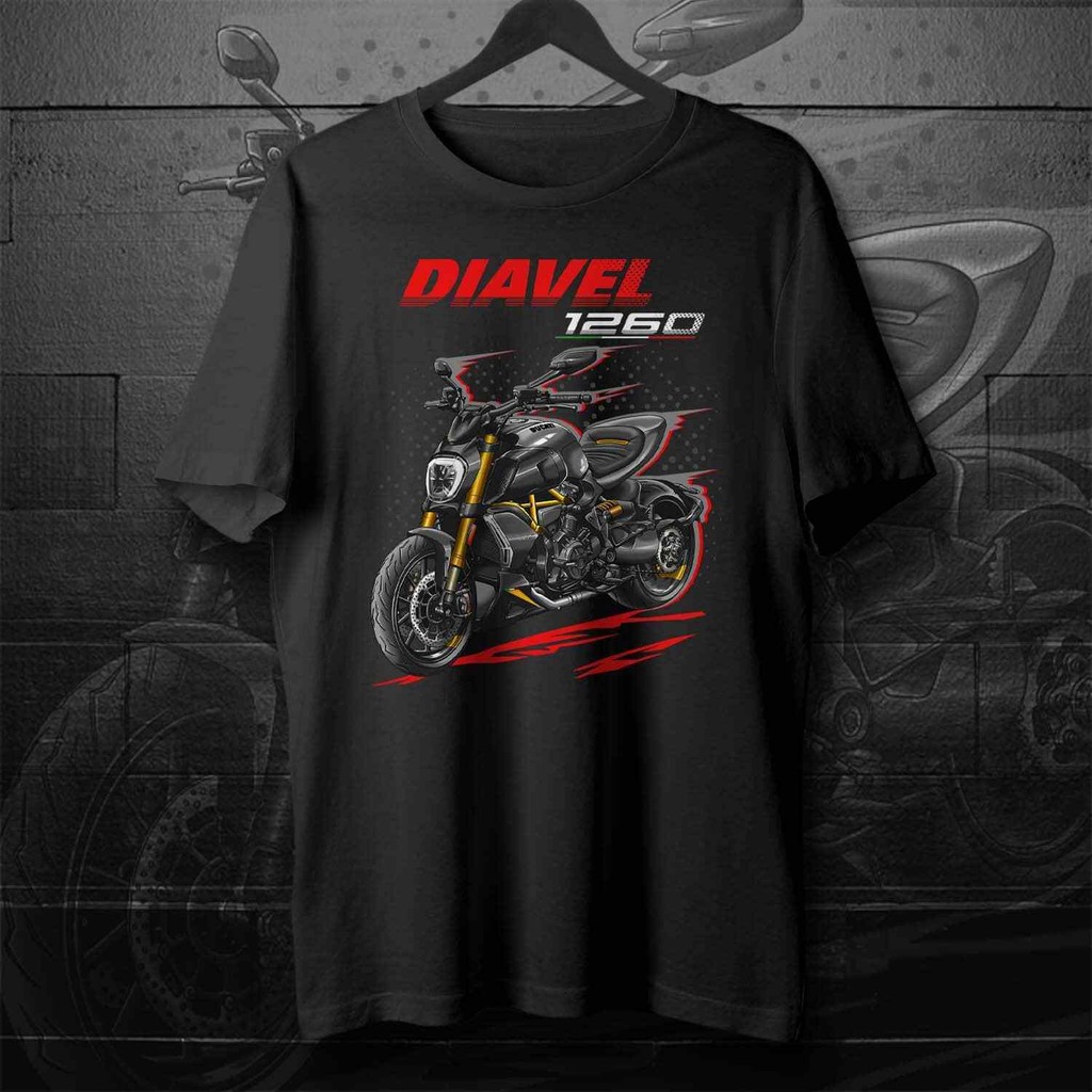 เสื้อยืด Ducati Diavel 1260 สําหรับผู้ขับขี่มอเตอร์ไซค์