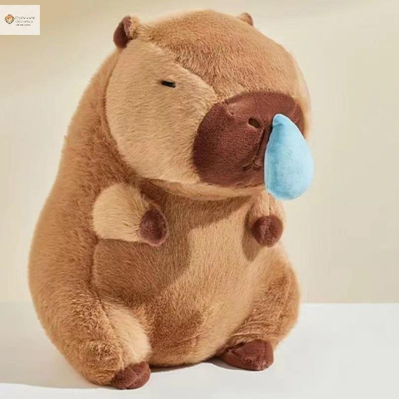 Cod น่ารัก Snotty Capybara ตุ๊กตาสัตว์จําลองจมูกยืดได้ Mucus Capibara Fluffty ตุ๊กตานุ่มตุ๊กตาของขวัญเด็กใหม่
